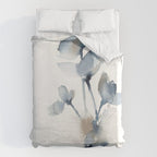 Blue grey florals Duvet Cover Gallery Image 6