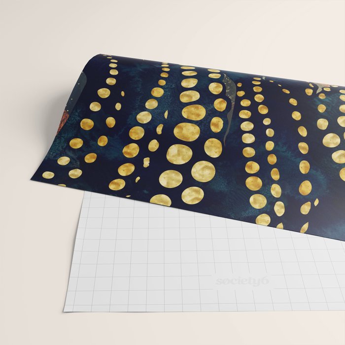 Metallic Ocean Wrapping Paper Gallery Image 2