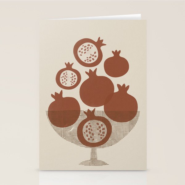 Pomegranate Bowl Stationery Card Gallery Image 2