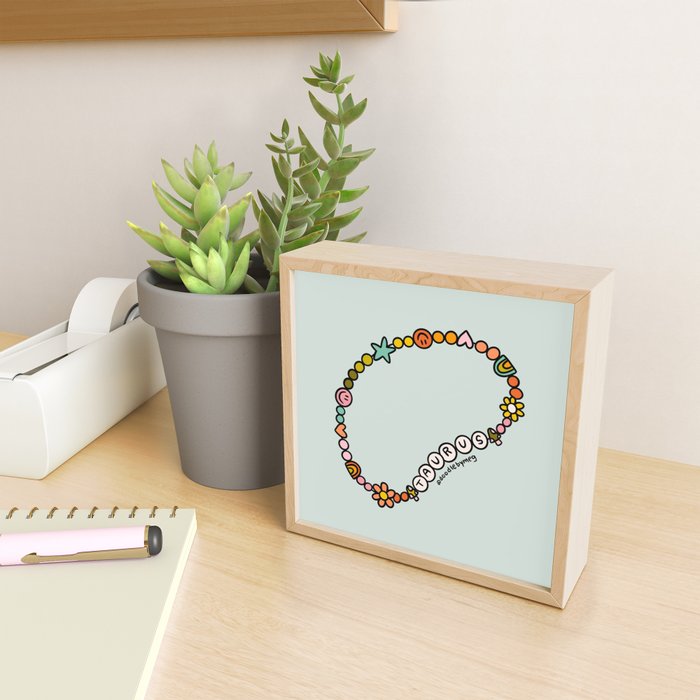 Taurus Friendship Bracelet Mini Art Print Gallery Image 2