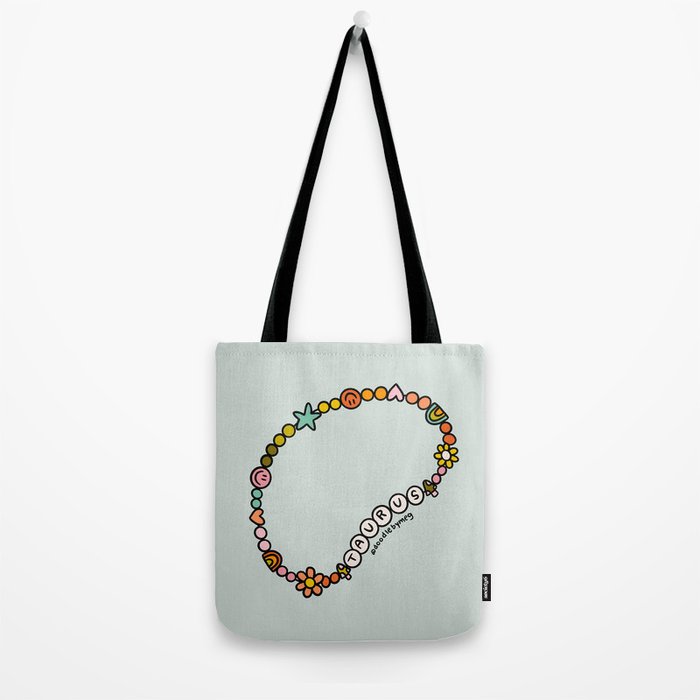 Taurus Friendship Bracelet Tote Bag Gallery Image 2