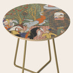 Falnama (Book of omens)The Angel of Death slays Shaddad Islamic Antique Art  Side Table Gallery Image 2
