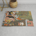 Falnama (Book of omens)The Angel of Death slays Shaddad Islamic Antique Art  Rug Gallery Image 1