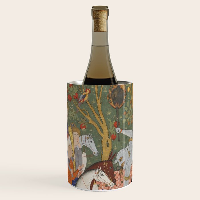 Falnama (Book of omens)The Angel of Death slays Shaddad Islamic Antique Art  Wine Chiller Gallery Image 2