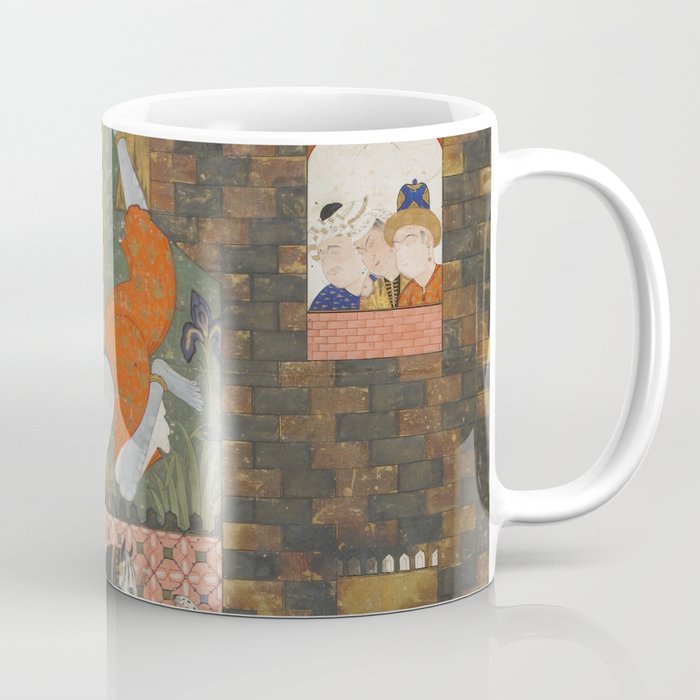 Falnama (Book of omens)The Angel of Death slays Shaddad Islamic Antique Art  Coffee Mug Gallery Image 1