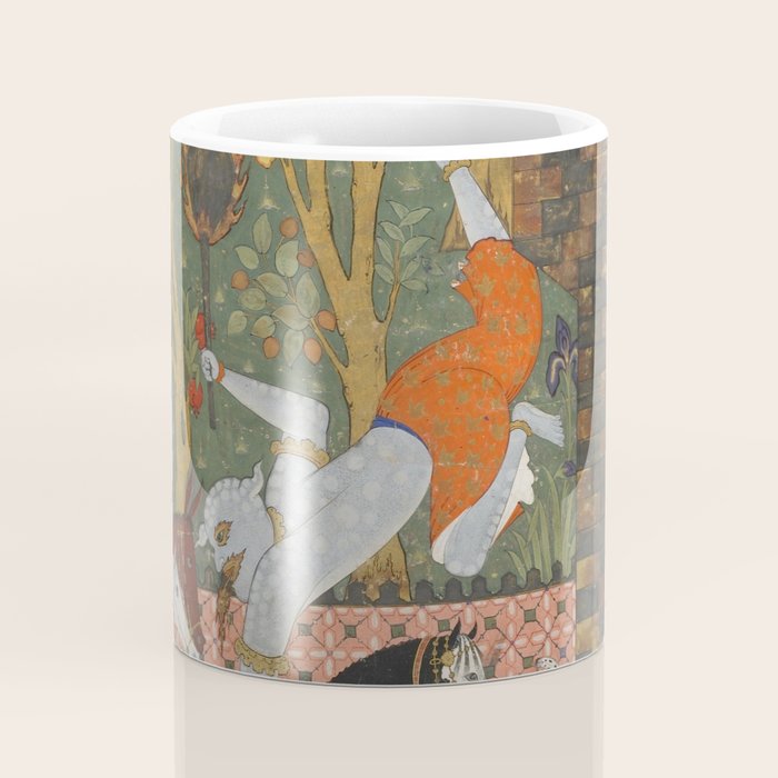 Falnama (Book of omens)The Angel of Death slays Shaddad Islamic Antique Art  Coffee Mug Gallery Image 4