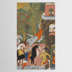 Falnama (Book of omens)The Angel of Death slays Shaddad Islamic Antique Art  Tablecloth Gallery Image 2