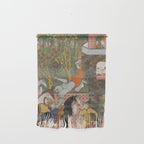 Falnama (Book of omens)The Angel of Death slays Shaddad Islamic Antique Art  Wall Hanging Gallery Image 1