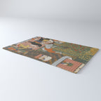 Falnama (Book of omens)The Angel of Death slays Shaddad Islamic Antique Art  Rug Gallery Image 3