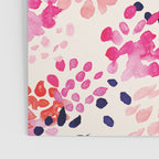 Flower abstract, watercolor floral pattern Poster Gallery Image 3