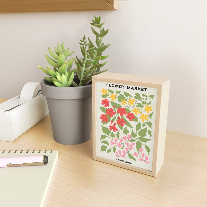 Flower Market 07: Barcelona Mini Art Print Gallery Image 2