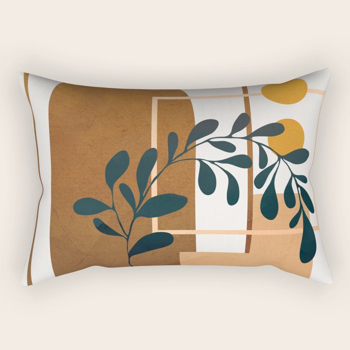 Modern Abstract Art 50 Rectangular Pillow Gallery Image 1