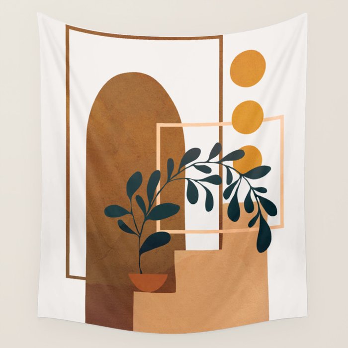 Modern Abstract Art 50 Wall Tapestry Gallery Image 1
