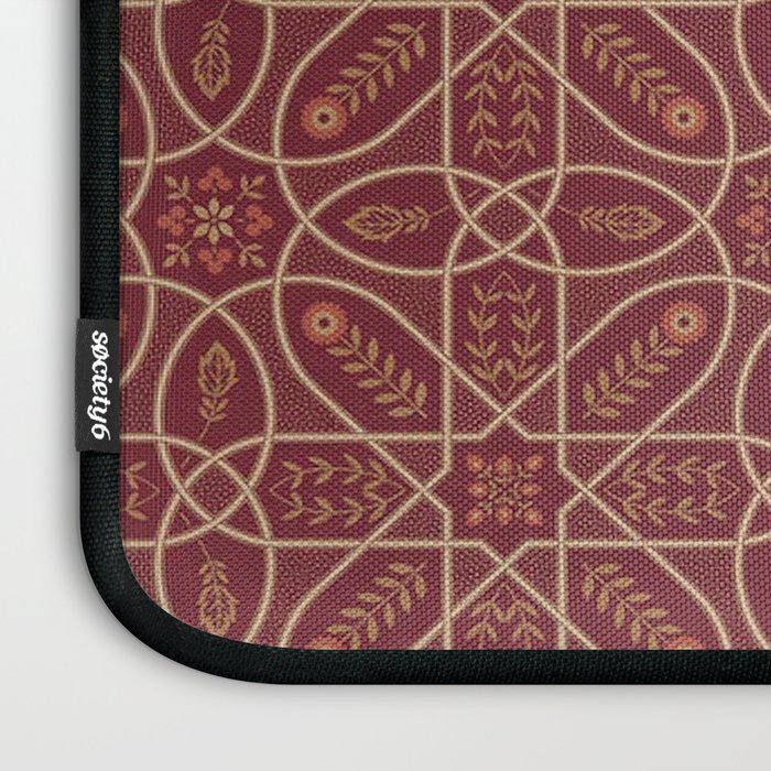 William Morris Brophy Trellis Russet Gold Laptop Sleeve Gallery Image 3