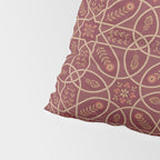William Morris Brophy Trellis Russet Gold Pillow Sham Gallery Image 4