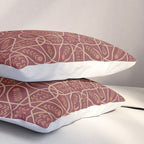 William Morris Brophy Trellis Russet Gold Pillow Sham Gallery Image 3