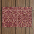 William Morris Brophy Trellis Russet Gold Outdoor Rug Gallery Image 1