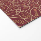 William Morris Brophy Trellis Russet Gold Welcome Mat Gallery Image 2