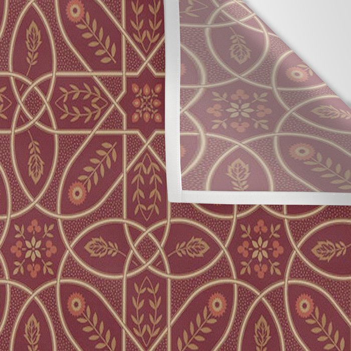 William Morris Brophy Trellis Russet Gold Wall Tapestry Gallery Image 3