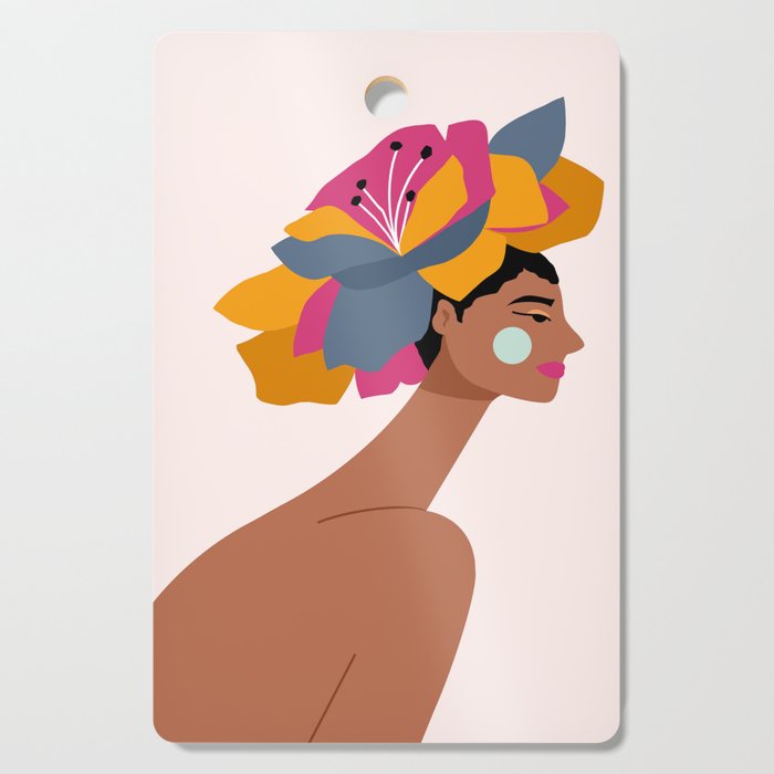 Flower Girl Cutting Board Gallery Image 1