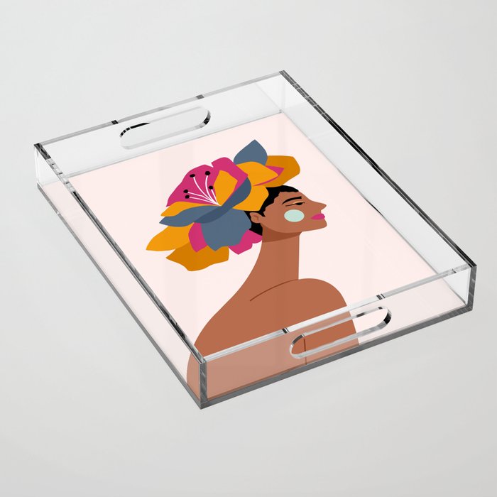Flower Girl Acrylic Tray Gallery Image 1