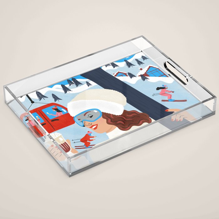 Apres Ski Acrylic Tray Gallery Image 1
