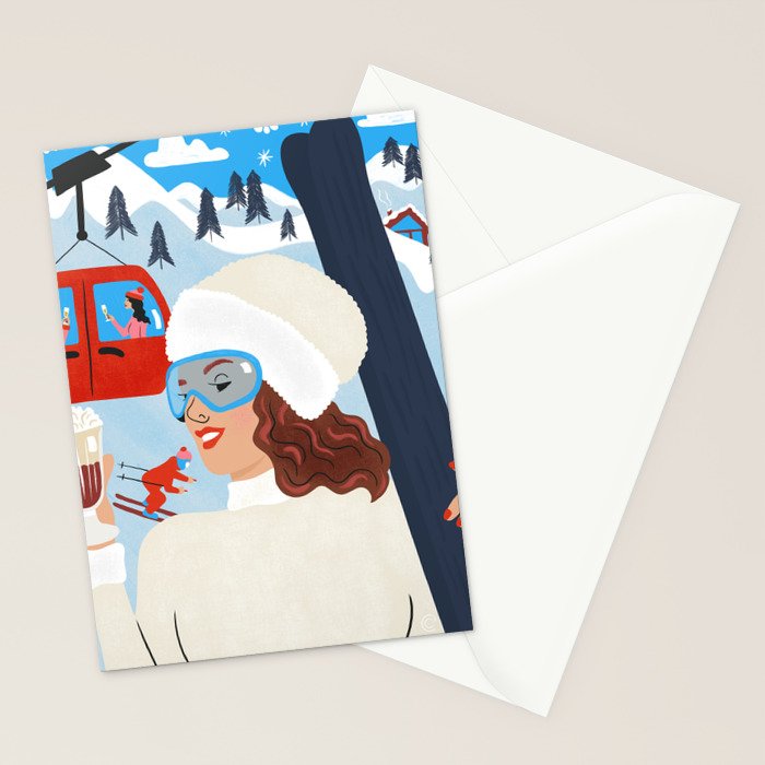 Apres Ski Stationery Card Gallery Image 2