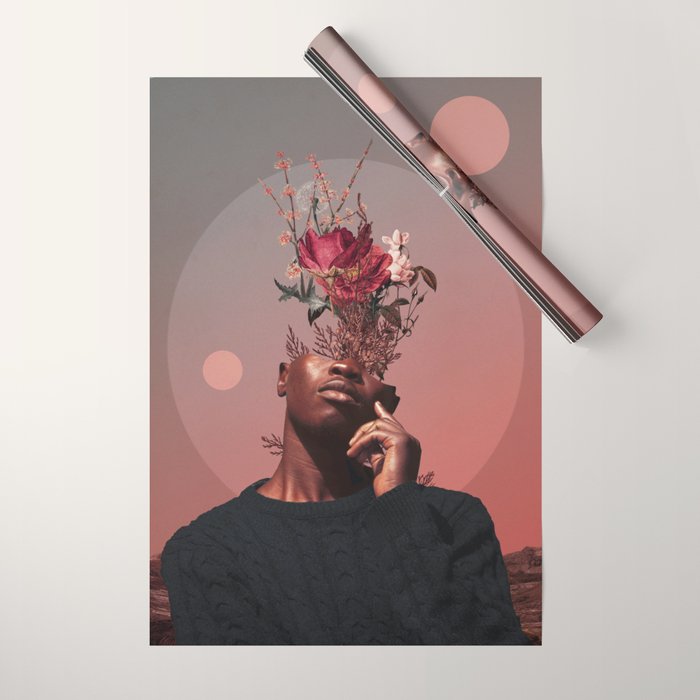 Pale memories of Dusk Wrapping Paper Gallery Image 1