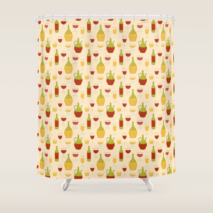 Italian Vino Shower Curtain Gallery Image 1
