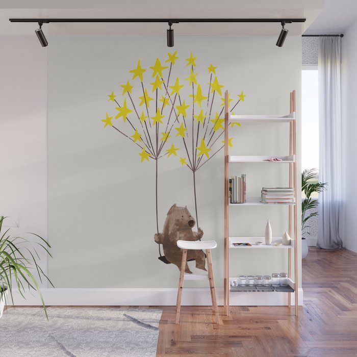 Stars Swing Wall Mural Gallery Image 1