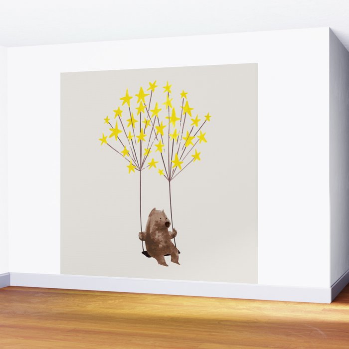 Stars Swing Wall Mural Gallery Image 2