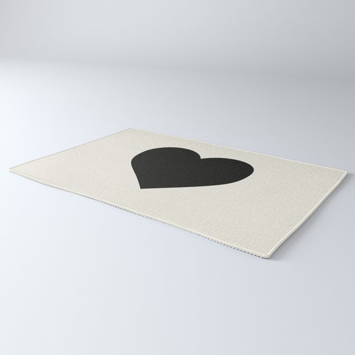 Black Heart Rug Gallery Image 3