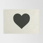 Black Heart Rug Gallery Image 2