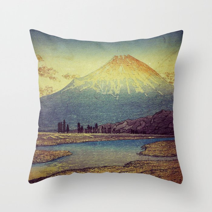 Magic Hour at Danesari - Nature Landscape Throw Pillow Gallery Image 1