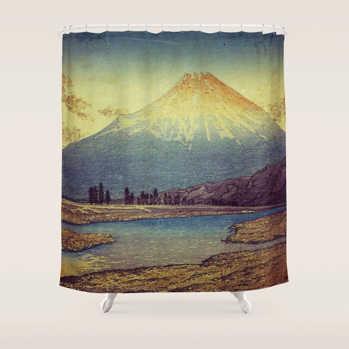 Magic Hour at Danesari - Nature Landscape Shower Curtain Gallery Image 1