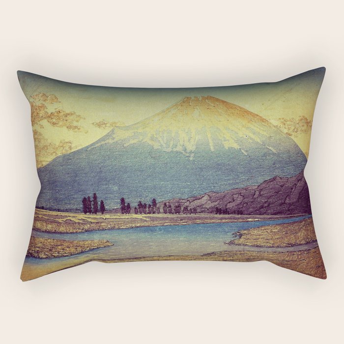 Magic Hour at Danesari - Nature Landscape Rectangular Pillow Gallery Image 2