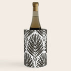 Stamped Palm Fronds Charcoal Wine Chiller Gallery Image 1
