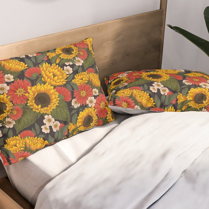 Sunflower Meadow Pillow Sham Gallery Image 2