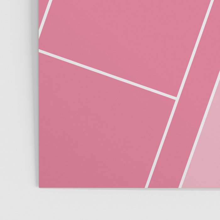 Pink Tennis Court  Poster Gallery Image 3