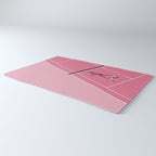 Pink Tennis Court  Rug Gallery Image 3