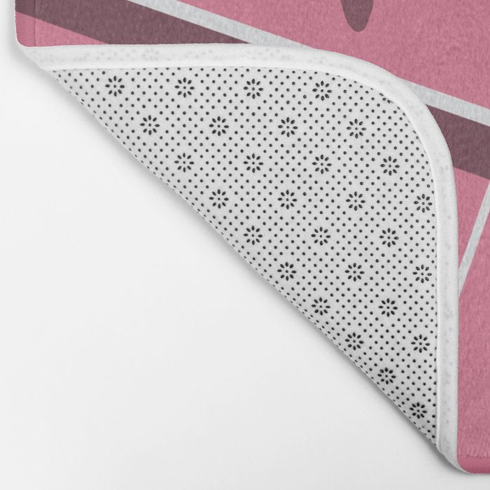 Pink Tennis Court  Bath Mat Gallery Image 2