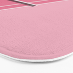 Pink Tennis Court  Bath Mat Gallery Image 3