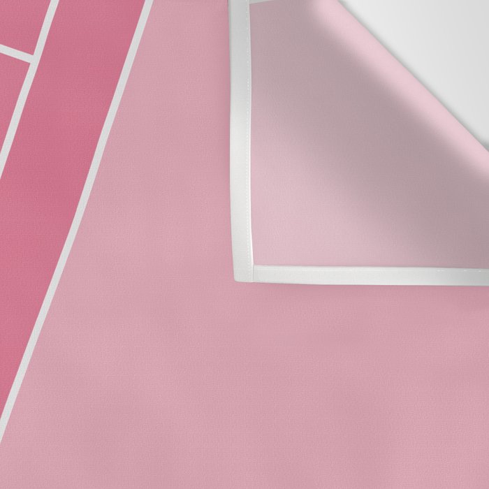 Pink Tennis Court  Wall Tapestry Gallery Image 3