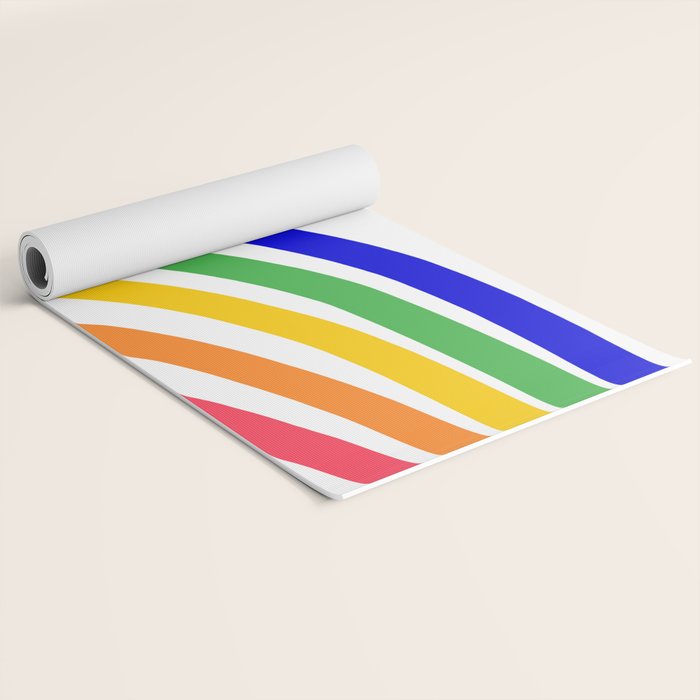Rainbow Head Nº2 - Happy Pride colours Yoga Mat Gallery Image 2