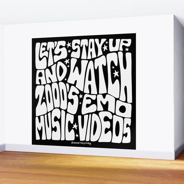 2000's Emo Music Video Wall Mural Gallery Image 2