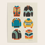 Vintage Skiwear Poster Gallery Image 4