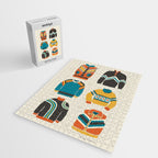Vintage Skiwear Jigsaw Puzzle Gallery Image 2