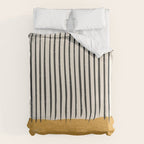 Mid Century Modern Minimalist Rothko Inspired Color Field With Lines Geometric Style Duvet Cover Gallery Image 6
