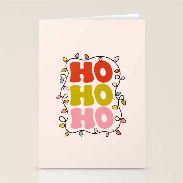 Ho Ho Ho Stationery Card Gallery Image 1