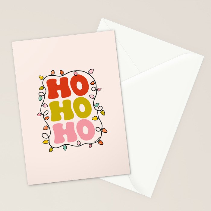 Ho Ho Ho Stationery Card Gallery Image 2